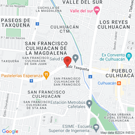 Estética Margot map