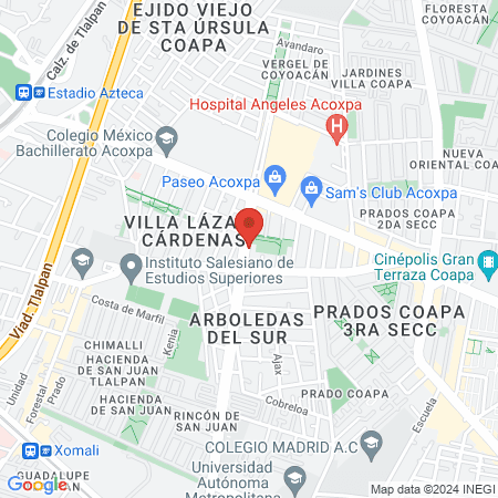 Estética X-celariz map