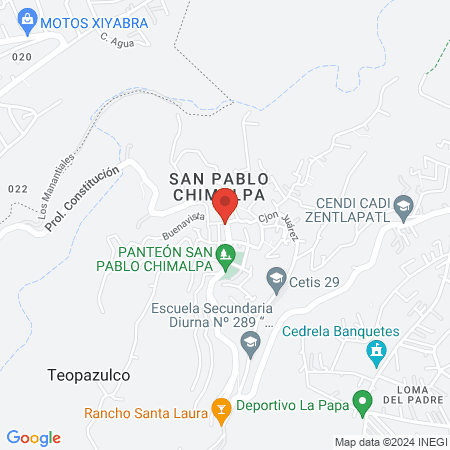 Clinica de Atencion Al Pie map