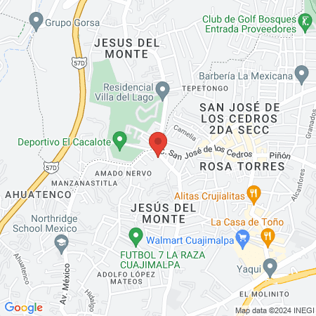Barberia Latina Jesus del Monte map