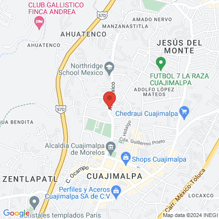 Centro De Medicina Auditiva Y Trastornos Del Equilibrio map