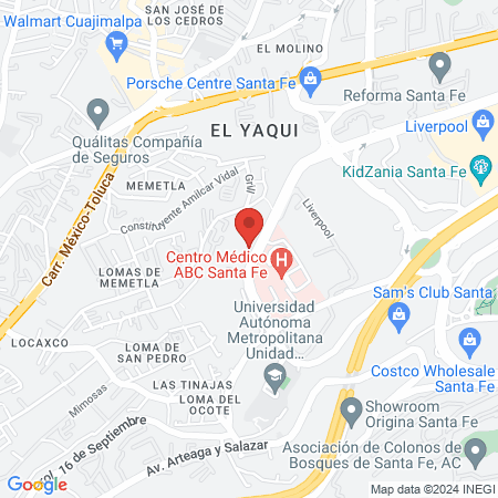 Dra. Pilar Simón Díaz map