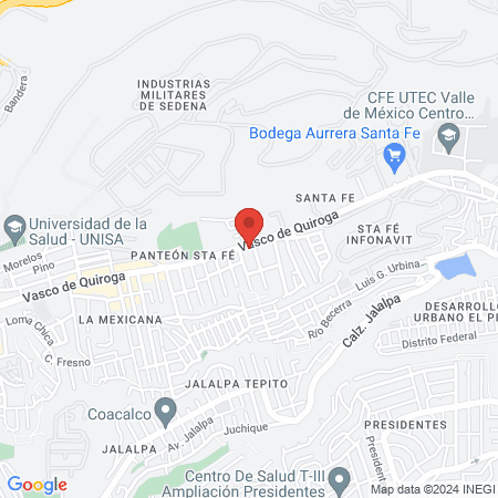 Instituto en terapias alternativas map