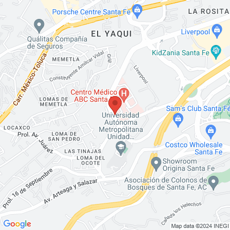 Dr. Carlos Gustavo Boyzo Jiménez, Geriatra map