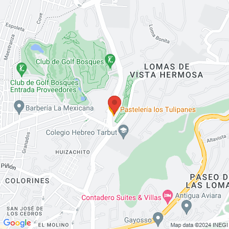 BeOxy Lomas de Vista Hermosa map