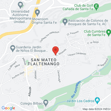 Salón hair-nails of colors map