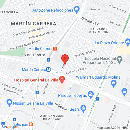 CENTRO DE MEDICINA ODONTOLOGICA AVANZADA / DENTISTA map