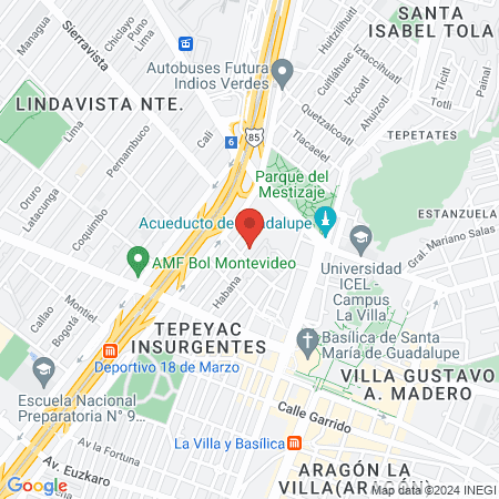 Lic. Mariana Ledesma Romero, Fisioterapeuta map