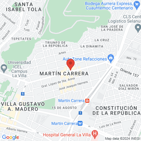 Veterinaria La Villa map