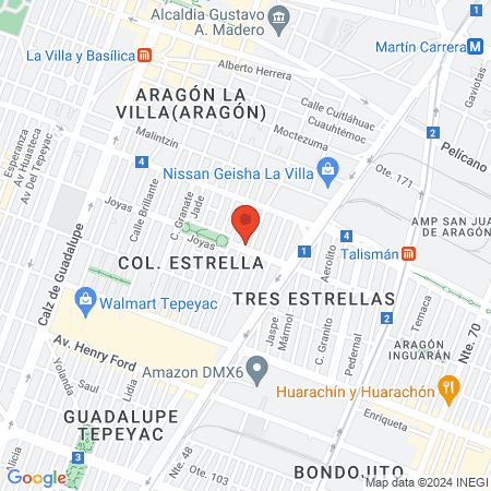 GRUPO ODONTOLOGICO TEPEYAC map