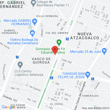 Clinica Luis Pasteur map