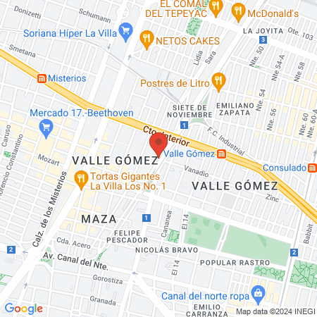 Suárez Barber Shop map