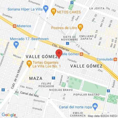 Barber shop Emporio map