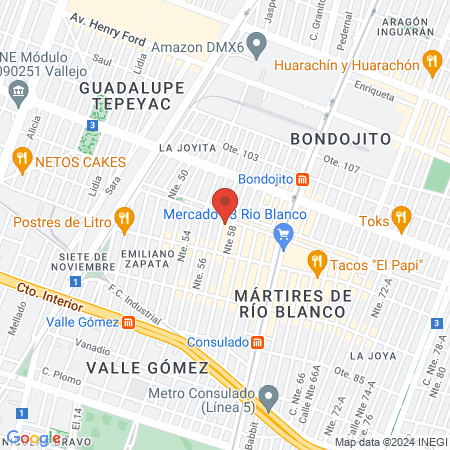 Gimnasio Sport Center map