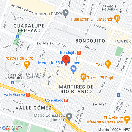 Gimnasios Urbanos 101 map