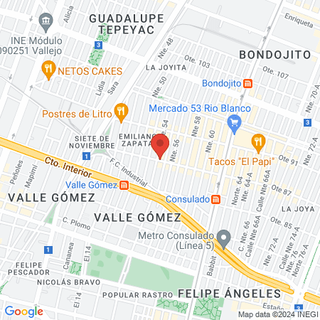 Apolinar Lorenzo Sánchez Martínez Doctor map