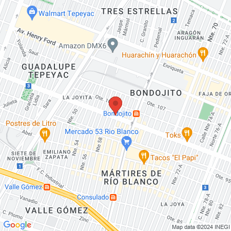 Dr. Rolando López map