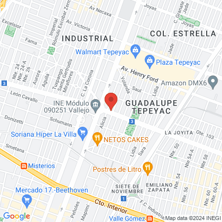 Clínica CLUB Dental map