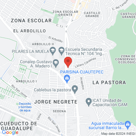 Gimnasio Aztk map