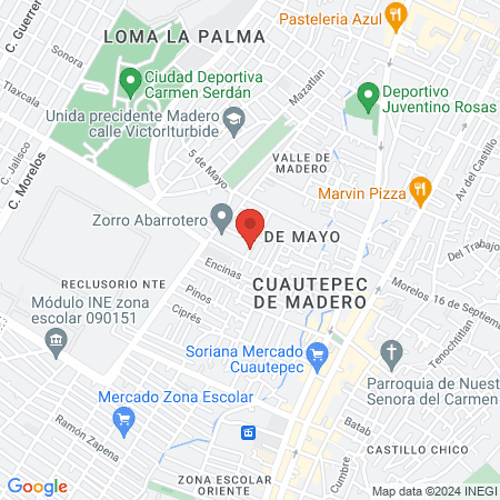 Kanani Centro de Bienestar Veterinario map