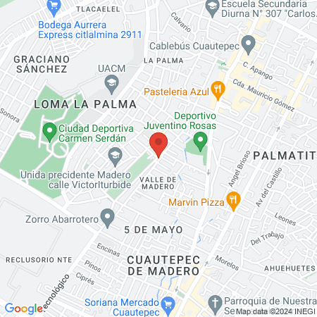 Barber Los Dioses map