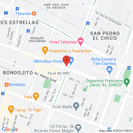 La Zona Norte 28 map