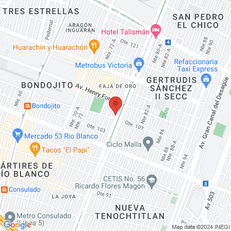 Consultorio médico especialistas en obesidad.Dr guillermo González Dra Fernanda González map