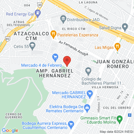 Estética Alicia map