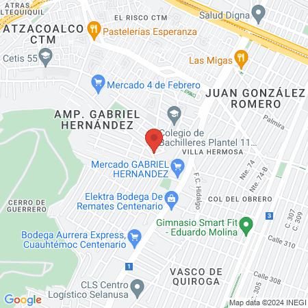 Estética y Barberia D' Leymon's map