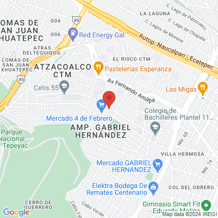 GIMNASIO MAX GYM map