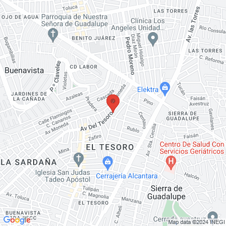Centro Holístico de Terapias Alternativas y Rehabilitación Física map