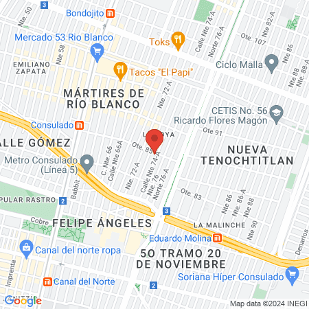 La Casa de Lola Veterinaria, Spa & Boutique map