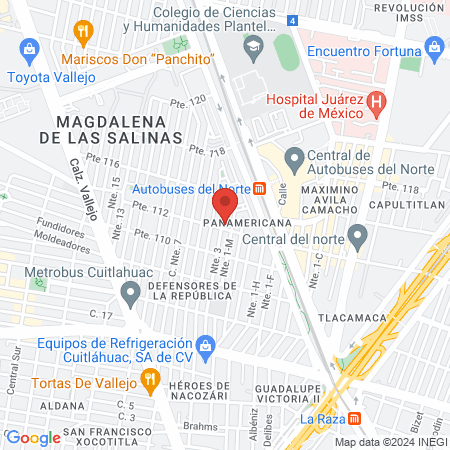 consultorios Médicos Especializados map