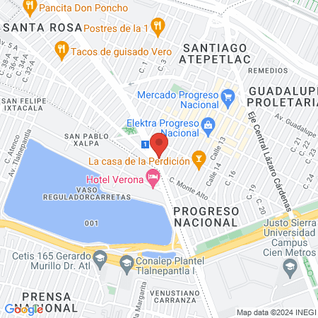 Instituto de Belleza IBCI, Vallejo map