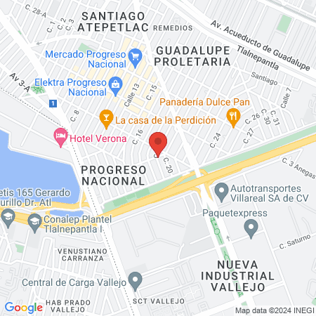 Clínica Sandoral De Especialidades Dentales map