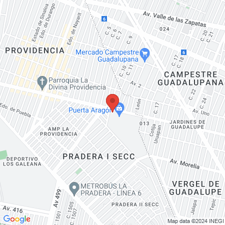 Game Fight México - Martielo Team BJJ (Puerta Aragón) map