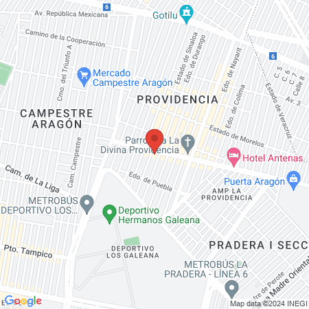 Barbería Cartel map