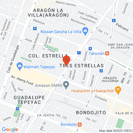 K'iin escuela de gimnasia map