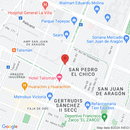 Consultorio dental MRM map