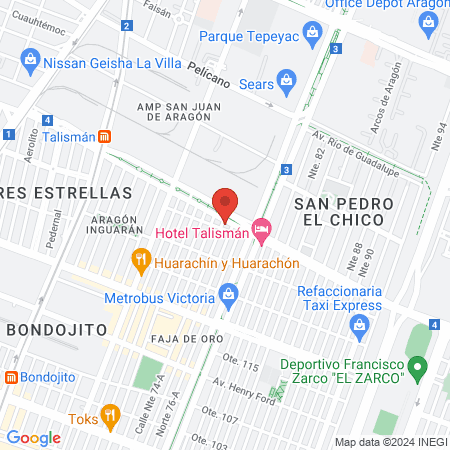 PODOLOGO TALISMAN map