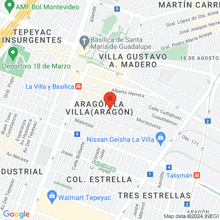 DR.JORGE VIRUEÑA map