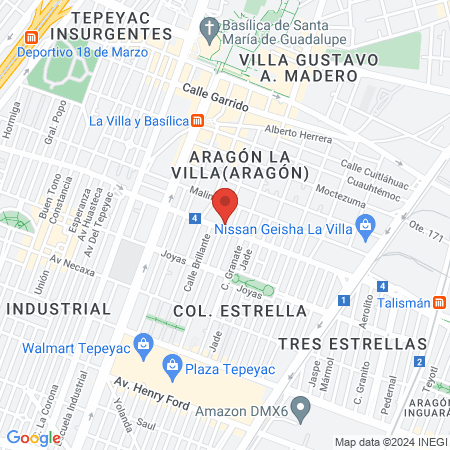 Dra. Libia Euridice Cordero Lima map