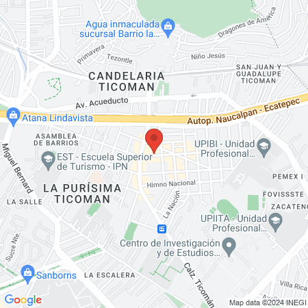 consultorio dental Dra. Raquel L. map