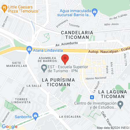 Especialidades Médicas Ticoman map