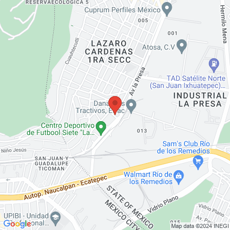 Clinica Golemar map