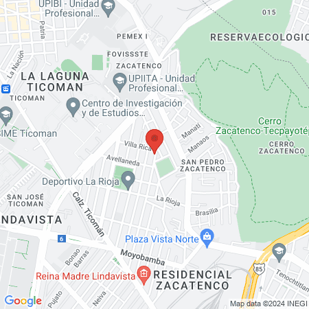Centro Veterinario Natividad map