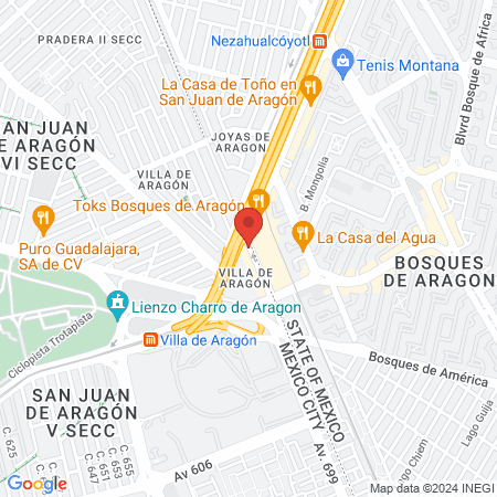 D´ARA Centro Facial map