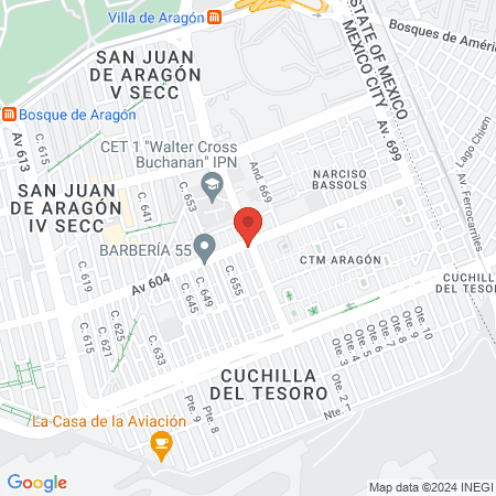 CONSULTORIO MÉDICO 604 map