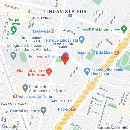 Wax Revolution Lindavista map