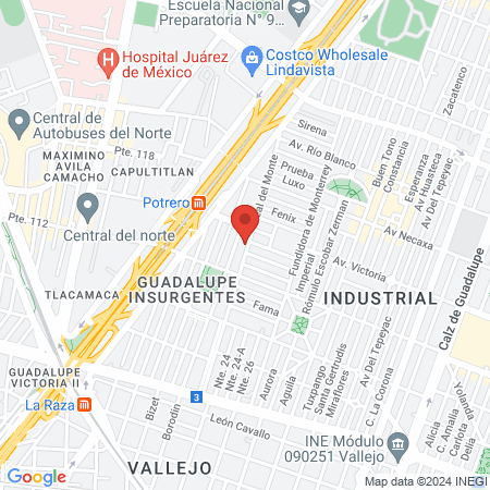 Cristian Martínez Dentista map